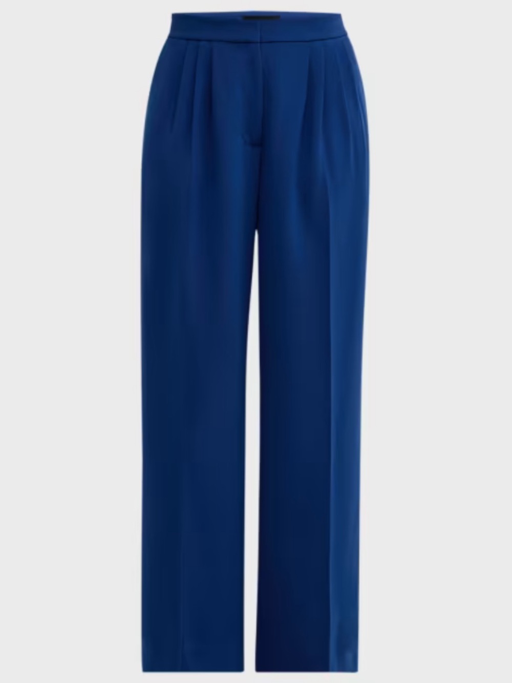 Elie Tahari Royal Blue Wide-Leg High-Rise Trousers